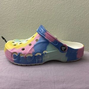 🩴 UniSex CROCS Baya Pastel Tie Dye Clog - Various Sizes